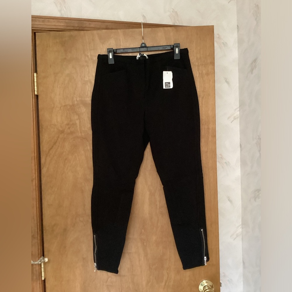 Phillip Lim,8, Black Jogger Pants with Ankle Zippers